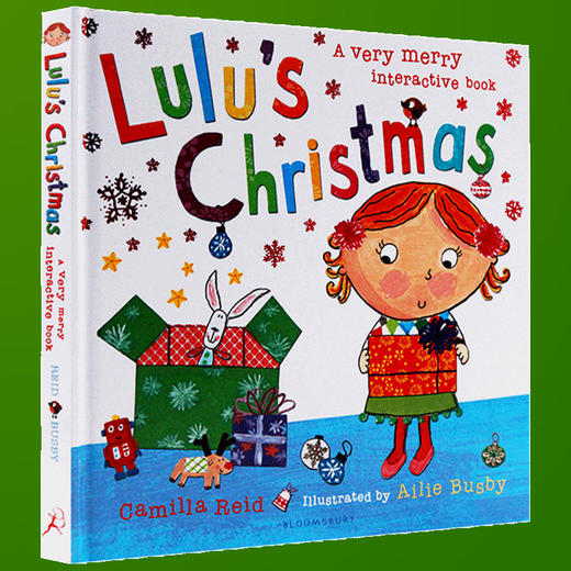 英文原版Christmas圣诞绘本 Lulus Christmas 露露的圣诞节 精装翻翻书 Lulus系列 幼儿启蒙认知圣诞节绘本 商品图2