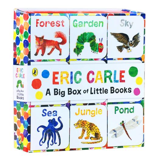 艾瑞卡尔爷爷 小小手掌书9册纸板礼盒装 英文原版 The World of Eric Carle 动物认知 英文版儿童英语启蒙绘本 进口书正版 商品图4