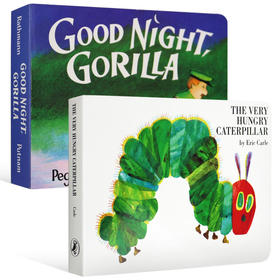 英文原版绘本 the very hungry caterpillar 饥饿的毛毛虫 儿童启蒙英文版纸板洞洞 Good Night Gorilla 晚安大猩猩