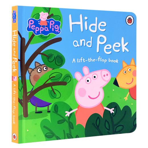 Peppa Pig Hide and Peek 小猪佩奇捉迷藏 英文原版绘本 纸板翻翻书佩佩猪 粉红猪小妹游戏互动书3-6岁进口启蒙阅读英语辅导图画书 商品图4