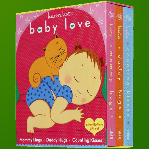 Baby Love 卡伦卡茨 Karen Katz 英文原版绘本 亲爱的宝宝3本套装 亲亲抱抱数数 幼儿启蒙读物纸板书 英文版正版英语书 商品图3