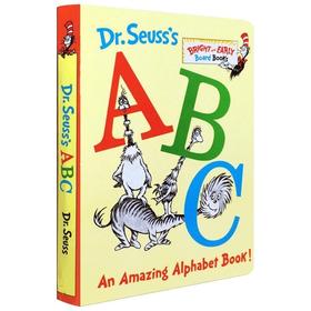 英文原版绘本 Dr. Seuss’s ABC An Amazing Alphabet Book 苏斯博士的神奇字母书  廖彩杏推荐 进口原版儿童英文学习纸板书