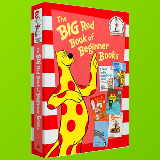 苏斯入门书系列 英文原版绘本 The Big Red Book of Beginner Books 大红书精装 苏斯博士儿童启蒙图画故事书 英文版进口书 商品图1