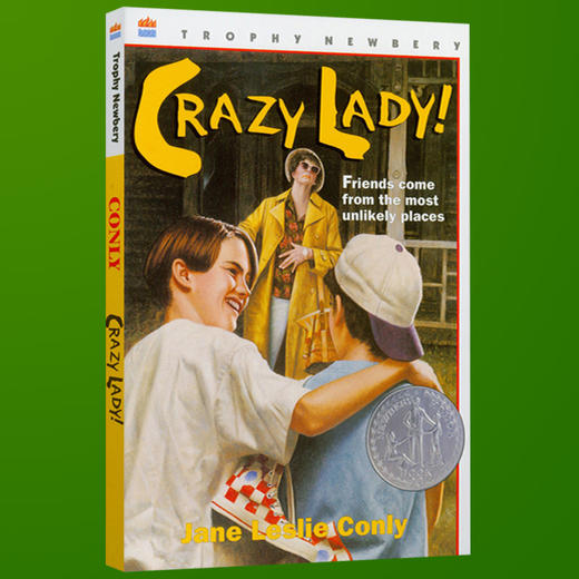 谁知我心 英文原版绘本 Crazy Lady 疯狂的女士 英文版青少年小说 纽伯瑞银奖 儿童文学读物 正版进口书 商品图1