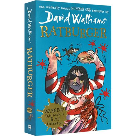少女驯兽师和她的霹雳鼠 英文原版 Ratburger 鼠堡包英文版 大卫少年幽默小说系列 罗尔德达尔继承人David Walliams 商品图2