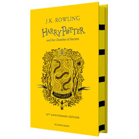 哈利波特与密室英文原版小说 Harry Potter and the Chamber of Secrets 20周年纪念赫奇帕奇精装版 JK 罗琳英文版进口英语书