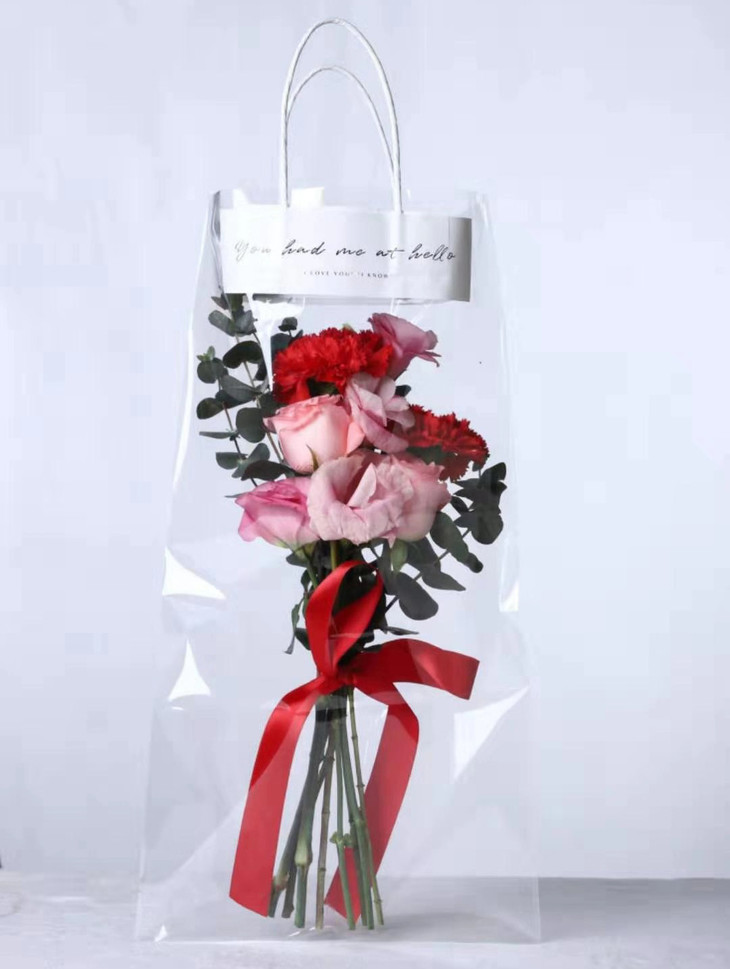 网红爆款透明鲜花袋—100个包邮! 3月1日开始发货!