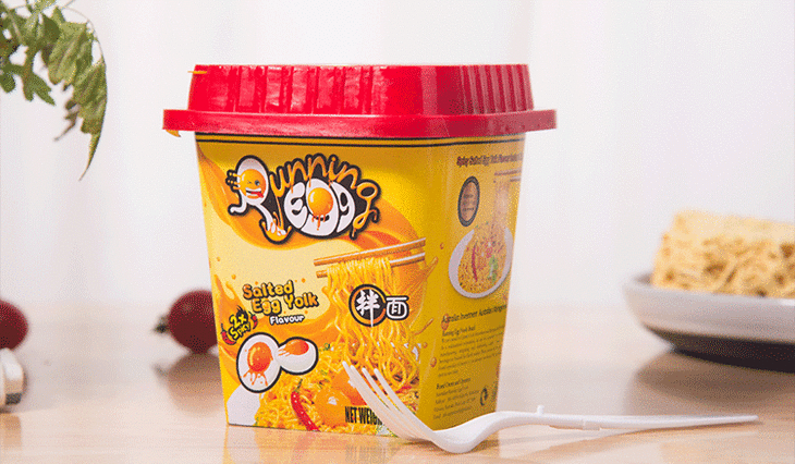 咸蛋黄拌面|秘制风味,五星评级 running egg