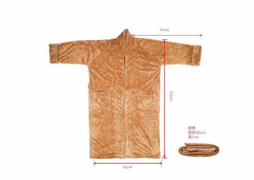 蜗品M&W浴袍，轻柔保暖，超强吸水 商品图8