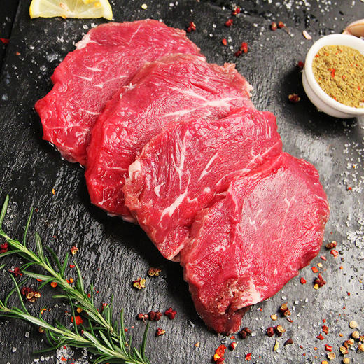 新鲜屠宰巴扎享新疆放牧小牛褐牛里脊4斤菲力