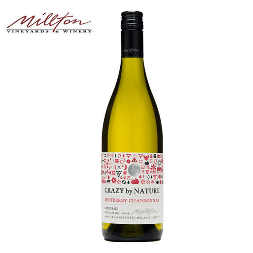 米尔顿酒庄自然系列霞多丽白葡萄酒 MILLTON CRAZY BY NATURE SHOTBERRY CHARDONNAY 750ml 商品图0