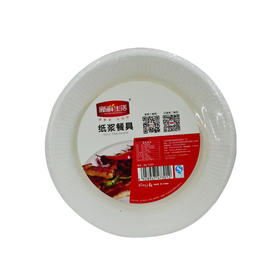 瑞康新鲜生活SH-7301纸浆纸盘10支装