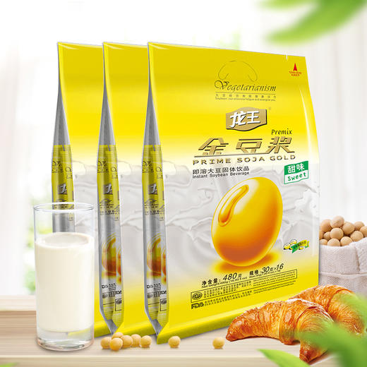 龙王金豆浆480g30g16条甜味原味3袋