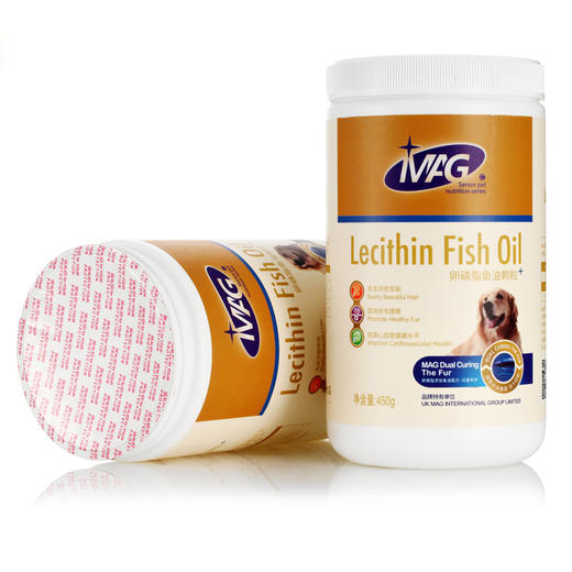 【MAG卵磷脂鱼油颗粒犬用450g】宠物狗狗有助护肤美毛 防止毛发打结 提高心血管健康 商品图3