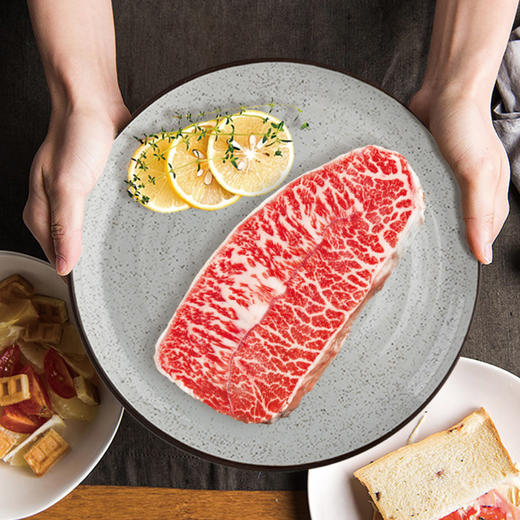 整切雪花牛排10片1800g【进口原料 原肉整切调理】 商品图0