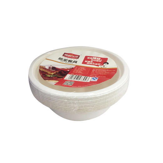 瑞康新鲜生活SH-7304纸浆纸碗10支装 商品图0