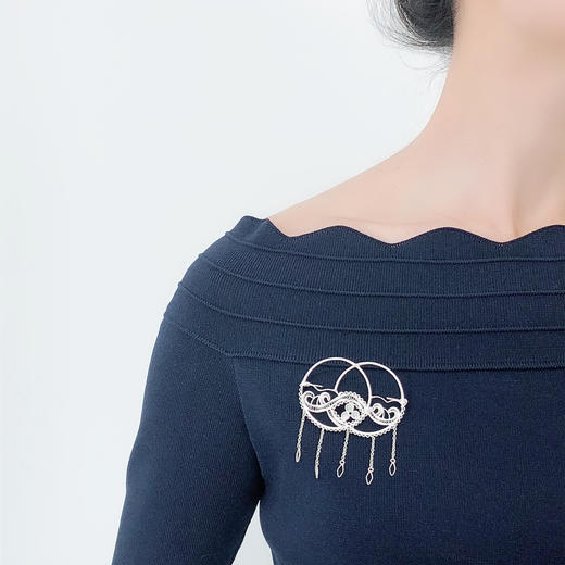 北京仓｜Clizia Ornato-WAVE-胸针［意大利设计师］ 商品图1