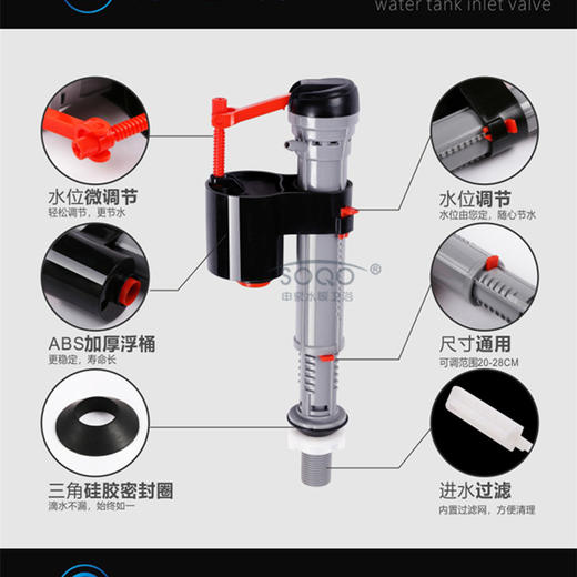 SQ：3237 J4威迪亚单边进水阀 商品图6