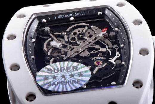 🔥KV理查德·米勒 RICHARDMILLE
最强复刻版RM055系列！强势出击。
上下表壳是台湾进口由ATPT陶瓷经历处理后形成
Y-TZP陶瓷 商品图4