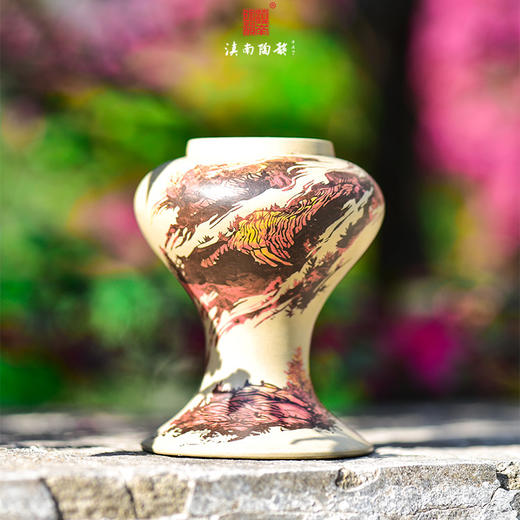 廖建忠  覆色刻填花器（元阳梯田） 商品图0