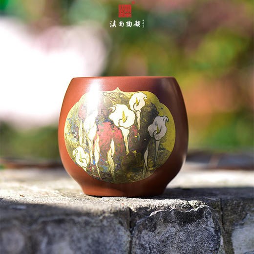 廖建忠覆色刻填主人杯 商品图0
