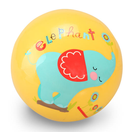 费雪球儿童小皮球幼儿园专用拍拍球婴儿篮球宝宝安全球玩具1-2岁