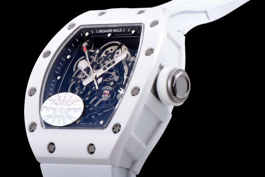 🔥KV理查德·米勒 RICHARDMILLE
最强复刻版RM055系列！强势出击。
上下表壳是台湾进口由ATPT陶瓷经历处理后形成
Y-TZP陶瓷 商品图5