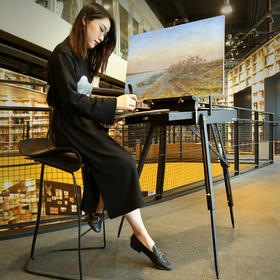 经典上色烤漆油画箱多功能手提油画架原木色工具箱写生便携