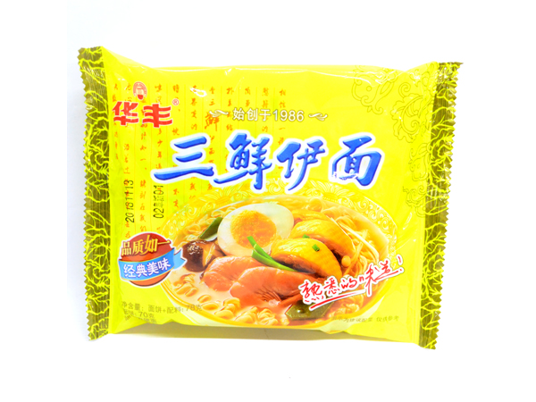 华丰三鲜伊面方便面88g