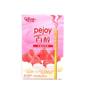 格力高百醇草莓香草味注心饼干48g