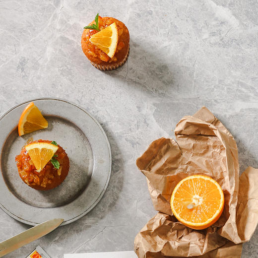 【清远砍价，邀请50人砍价0元吃蛋糕】清甜不腻 橙味满满，蜜蜜橙橙杯子蛋糕共12杯 办公室必备下午茶 商品图2