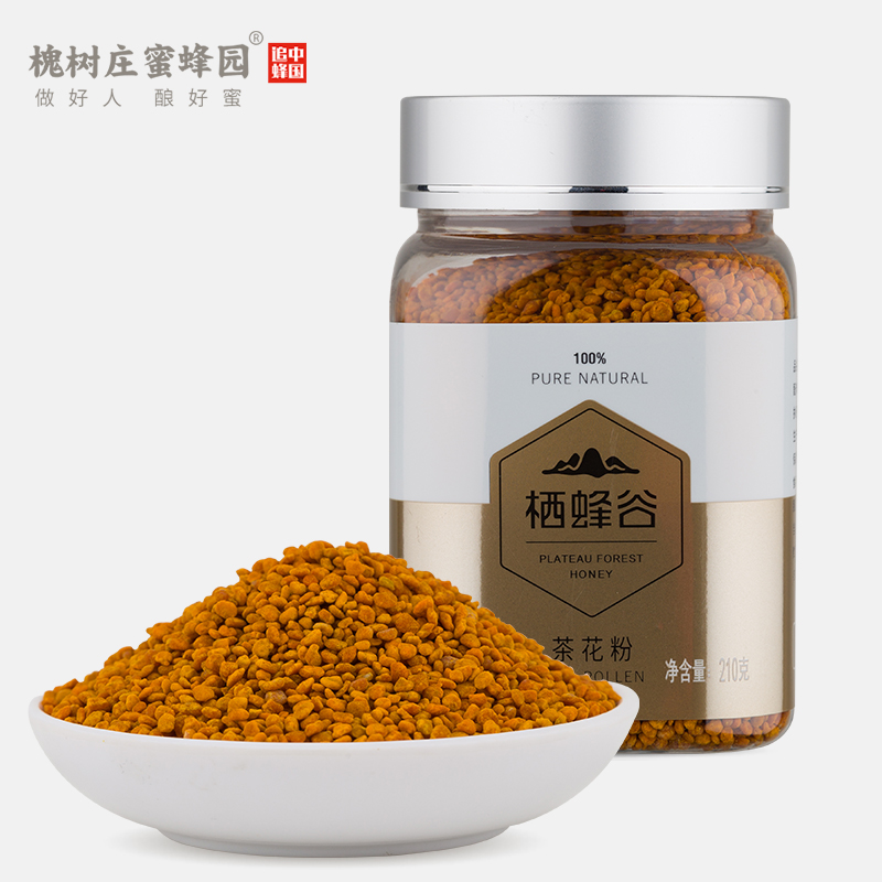 井冈山高山茶花粉210g  颗粒饱满金黄 独具茶香