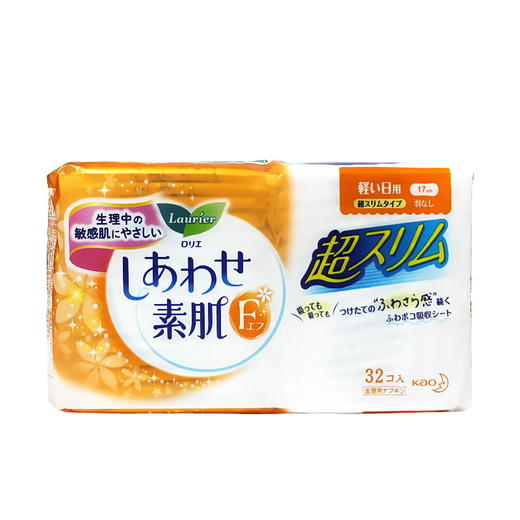 日本花王卫生巾/护垫系列 日用/夜用护翼型/瞬吸超薄1mm*无荧光剂 17/20.5/22.5/35/41CM 商品图2