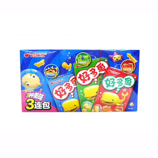 好丽友好多鱼膨化饼干99g 商品图0