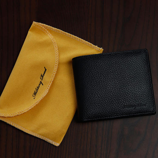 军路短款真皮钱包 商品图2