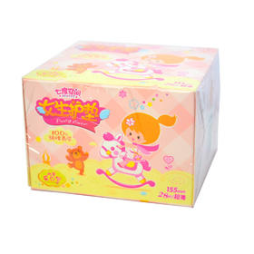 七度空间女生纯棉护垫155mm28片BQ6028