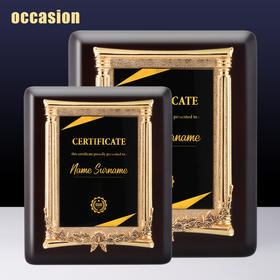 授权牌定制奖牌定做加盟牌荣誉牌匾定做高档实木证书木质牌匾制作