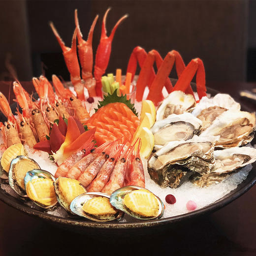 超值明悦大酒店海鲜自助大餐128元1大1小238元2大1小畅享饕餮盛宴春季