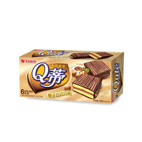 好丽友Q帝榛子巧克力味蛋糕168g6枚