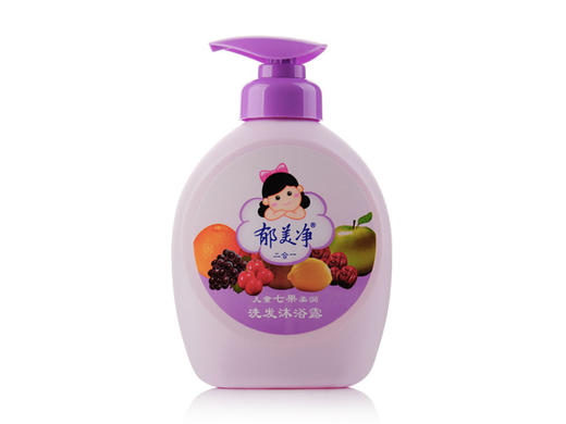 郁美净二合一儿童七果柔润洗发沐浴550g 商品图0