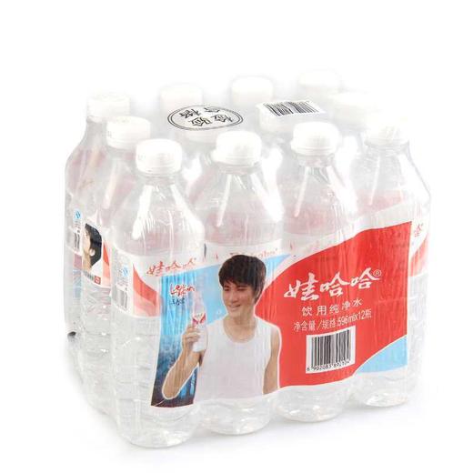 娃哈哈饮用纯净水596ml*12瓶 商品图0