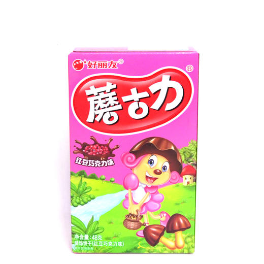 好丽友红豆蘑菇力装饰饼干48g 商品图0