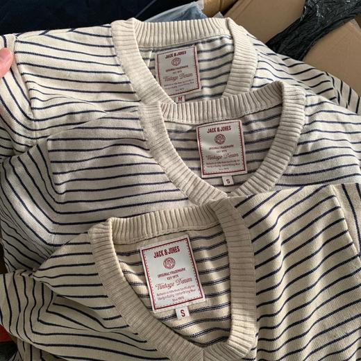 清仓特价！JJ条纹毛衣 S妹子也能穿 商品图0