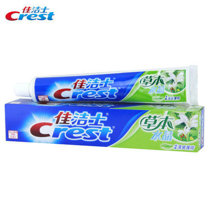 佳洁士草本水晶牙膏（清爽薄荷香型）140克 商品图0