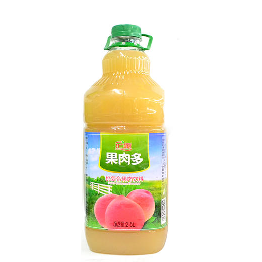 汇源果肉多桃复合果肉饮料2.5L 商品图0