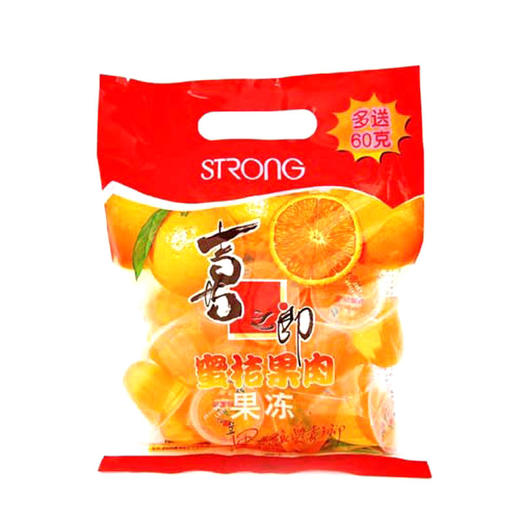 喜之郎桔子袋装果肉果冻240g 商品图0