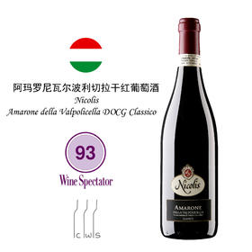 Nicolis Amarone della Valpolicella DOCG Classico 尼克利斯阿玛罗尼瓦尔波利切拉干红葡萄酒