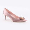 sheme 婚鞋系列  女士丝绸高跟鞋  粉色 商品缩略图2