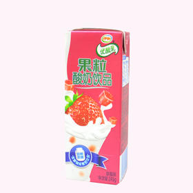 伊利草莓味果粒优酸乳245g