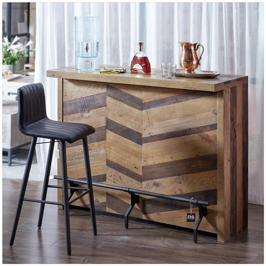 NS家居nsfurniture进口皮革吧椅NSBA-LAR D06 商品图1